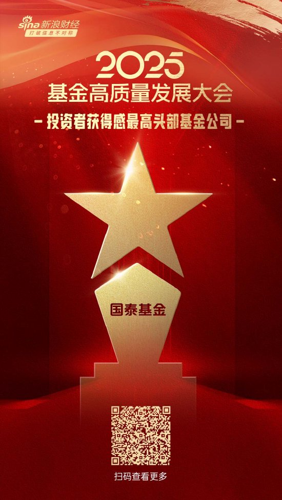 嘉信资本 2025公募基金荣誉榜：国泰基金获得最佳基金投顾机构、最佳投资者教育基金公司等5项大奖